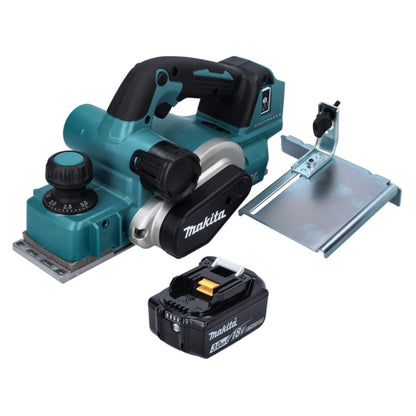 Makita DKP 181 F1 Akku Hobel Falzhobel 82 mm 18 V Brushless + 1x Akku 3,0 Ah - ohne Ladegerät