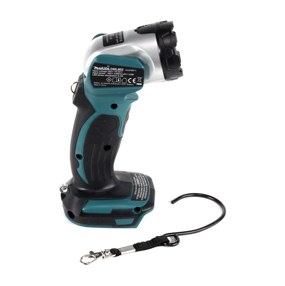 Makita DML 802 G1 Akku Lampe für 14,4 und 18 V Akku + 1x Akku 6,0 Ah - ohne Ladegerät