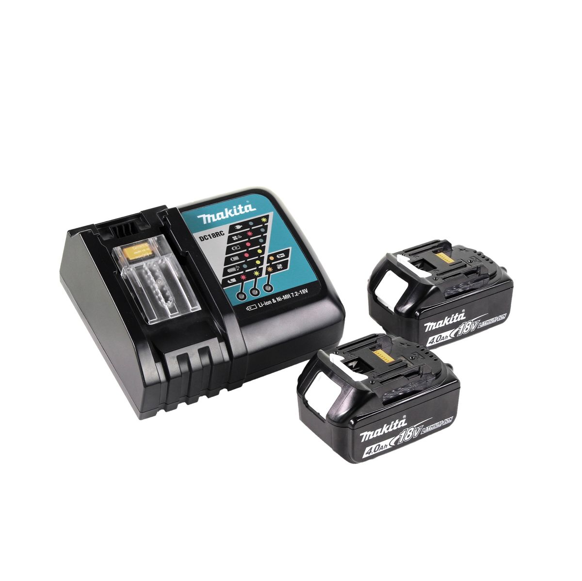 Makita DHS 900 RM2 Akku Handkreissäge 36 V ( 2x 18 V ) 235 mm Brushless + 2x Akku 4,0 Ah + Ladegerät