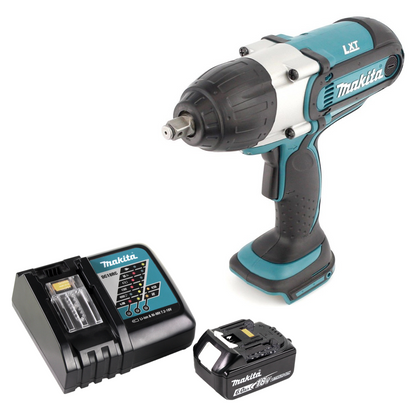 Makita DTW 450 RG1 Akku Schlagschrauber 18 V 440 Nm 1/2“ + 1x Akku 6,0 Ah + Ladegerät