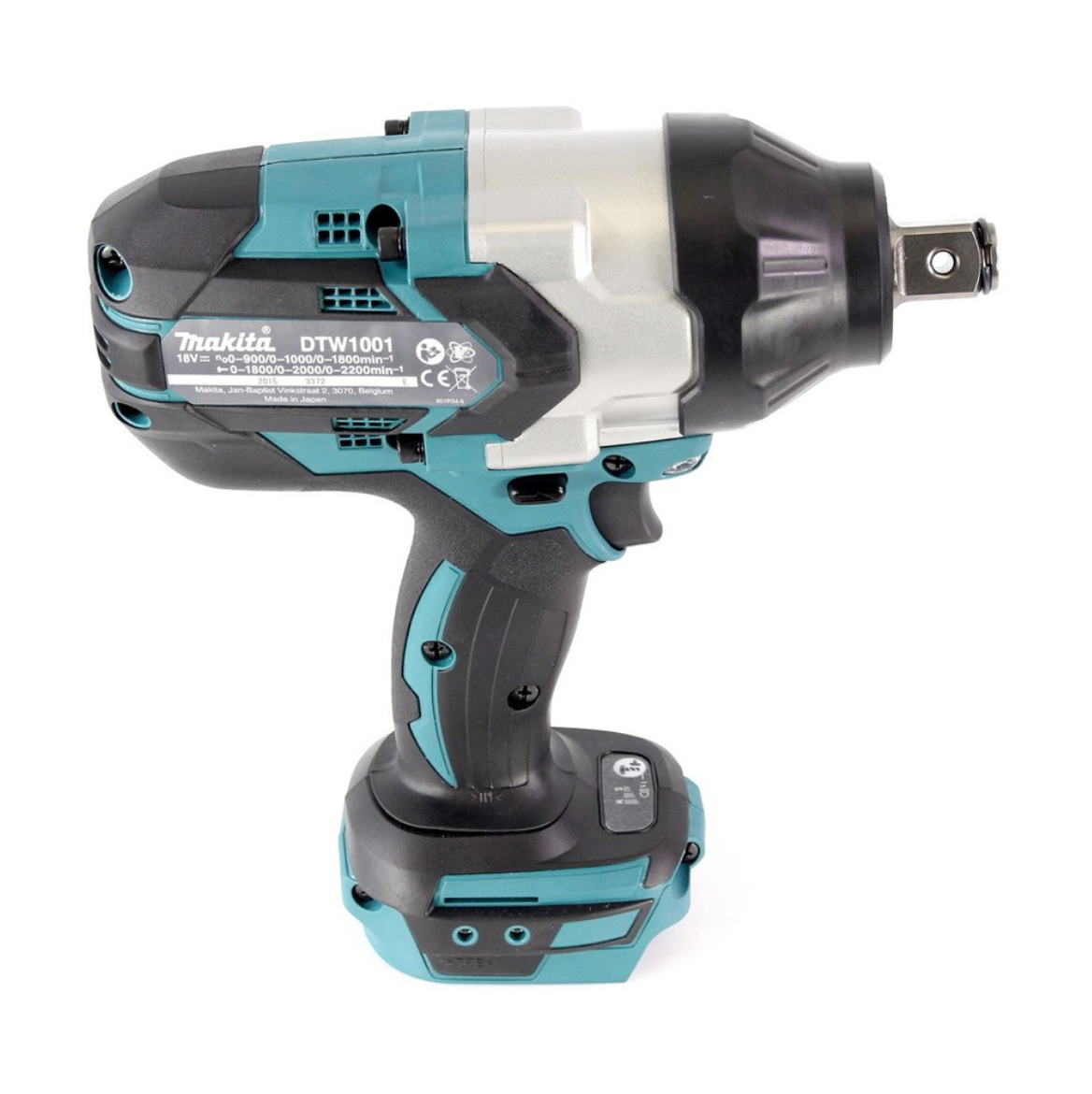 Makita DTW 1001 RG1 Akku Schlagschrauber 18V 3/4“ 1050Nm Brushless + 1x Akku 6,0 Ah + Ladegerät