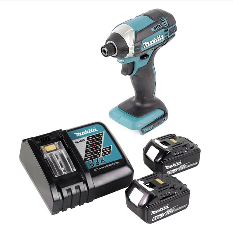 Makita DTD 152 RG Akku Schlagschrauber 18 V 165 Nm + 2x Akku 6,0 Ah + Ladegerät