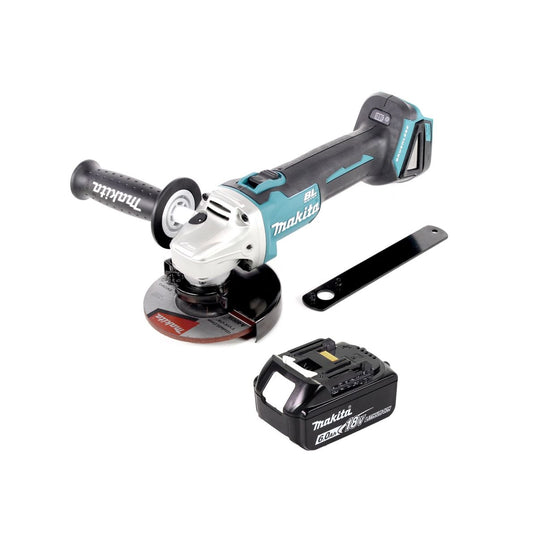 Makita DGA 506 G1 Meuleuse d'angle sans fil 18 V 125 mm Brushless + 1x Batterie 6,0 Ah - sans chargeur