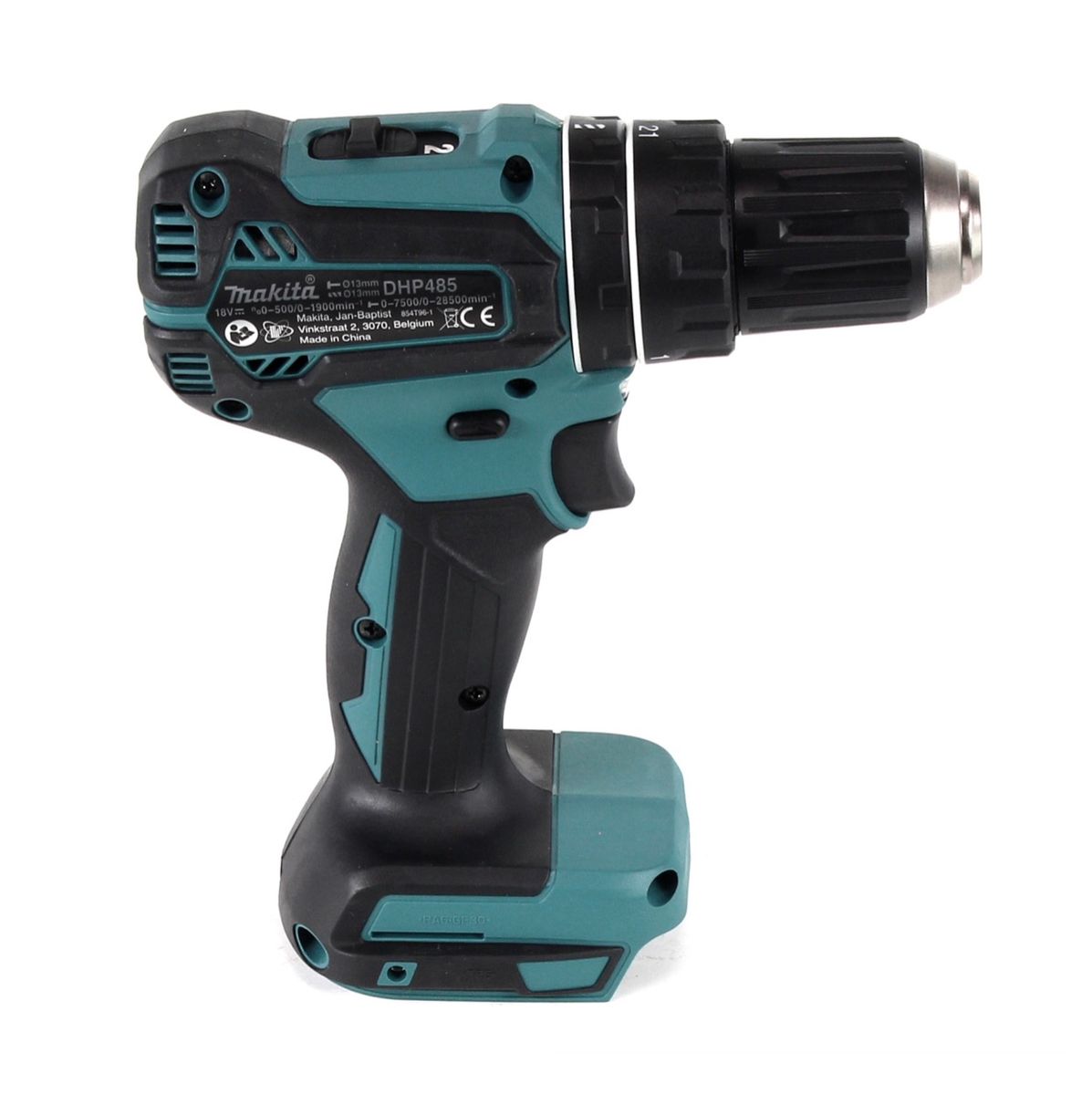 Makita DHP 485 G1 Akku Schlagbohrschrauber 18 V 50 Nm Brushless + 1x Akku 6,0 Ah - ohne Ladegerät