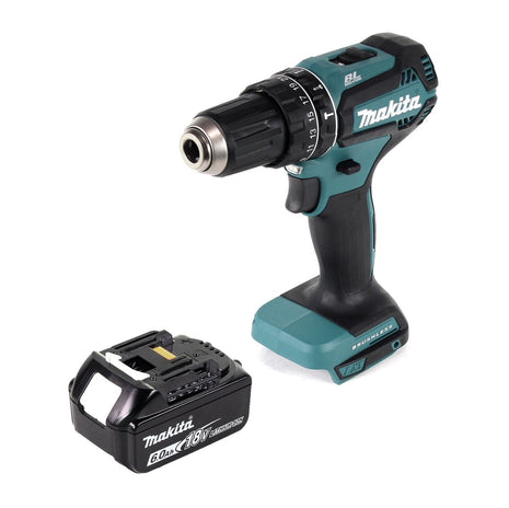 Taladro percutor inalámbrico Makita DHP 485 G1 18 V 50 Nm sin escobillas + 1x batería 6,0 Ah - sin cargador