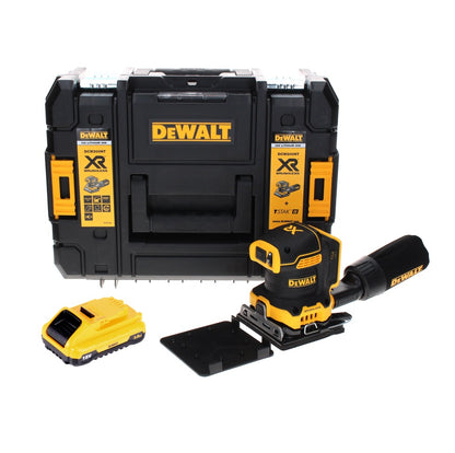 DeWalt DCW 200 NT Akku Vibrationsschleifer 18 V 108x115 mm + 1x Akku 3,0 Ah + TSTAK - ohne Ladegerät