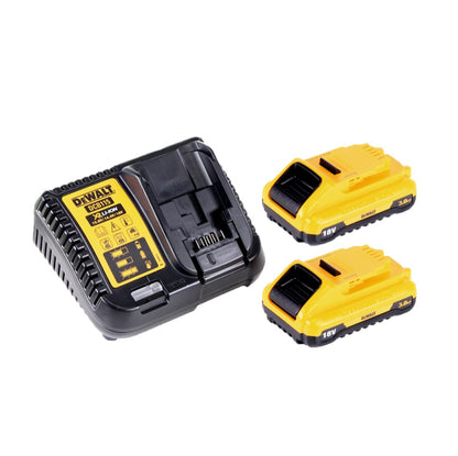 Ponceuse vibrante sans fil DeWalt DCW 200 L2 18V 108x115 mm + 2x batteries 3,0Ah + chargeur + TSTAK