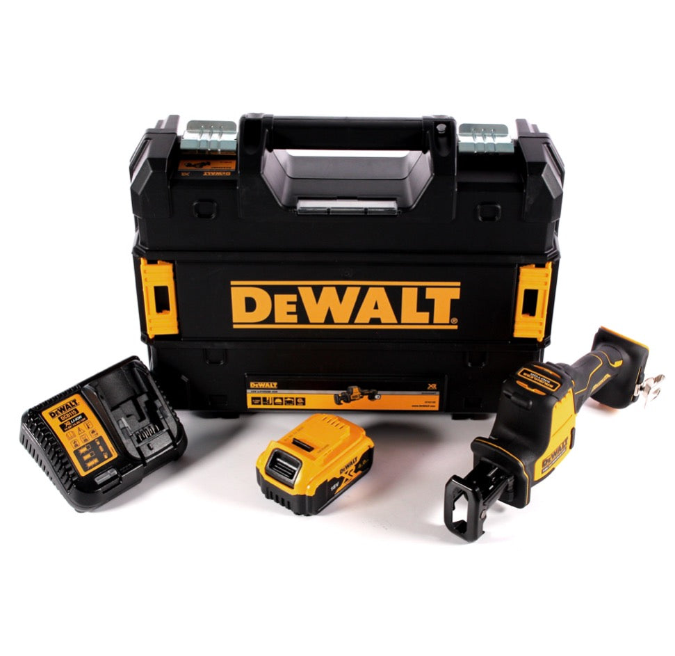 DeWalt DCS 369 M1 Akku Säbelsäge 18 V + 1x Akku 4,0 Ah + Ladegerät + TSTAK - Toolbrothers