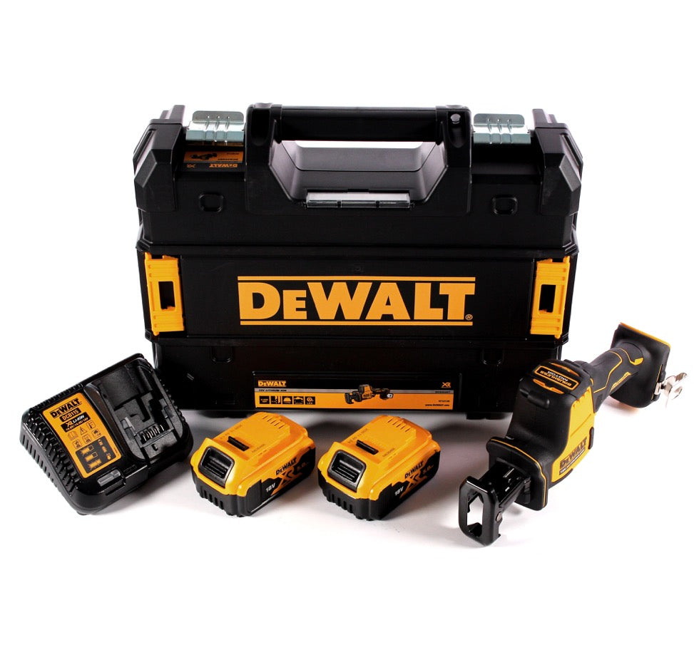 DeWalt DCS 369 P2 Akku Säbelsäge 18 V + 2x Akku 5,0 Ah + Ladegerät + TSTAK - Toolbrothers