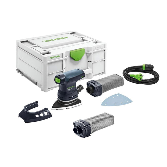 Festool DTS 400 REQ-Plus Deltaschleifer 250 W 100 x 150 mm ( 576064 ) + systainer + SB-Longlife RTS/DTS/ETS Staubfangbeutel ( 201693 ) - Toolbrothers