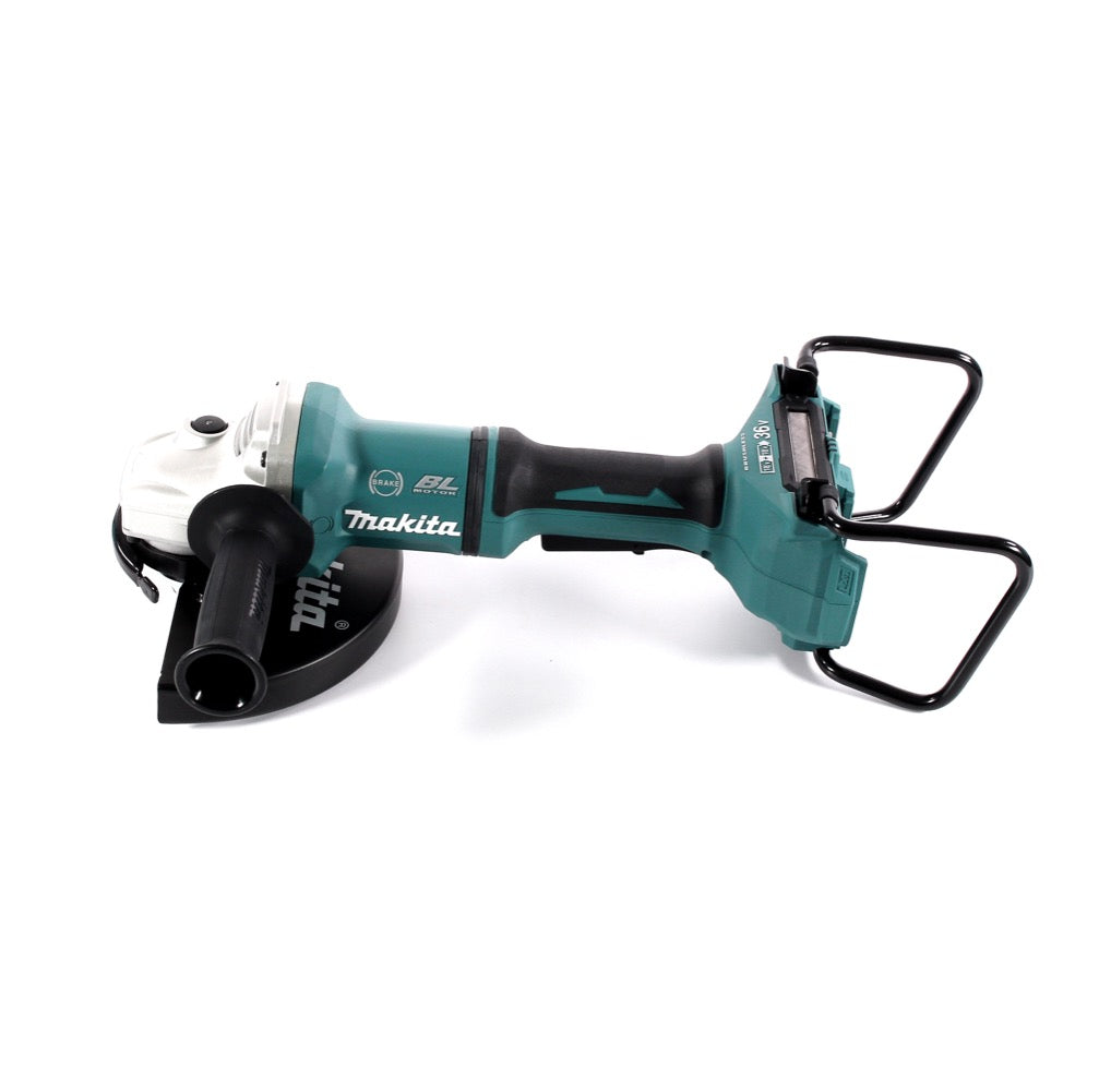 Makita DGA 900 ZK meuleuse d'angle sans fil 36 V ( 2x 18 V ) 230 mm  Brushless Solo + Coffret de transport - sans batterie - sans chargeur