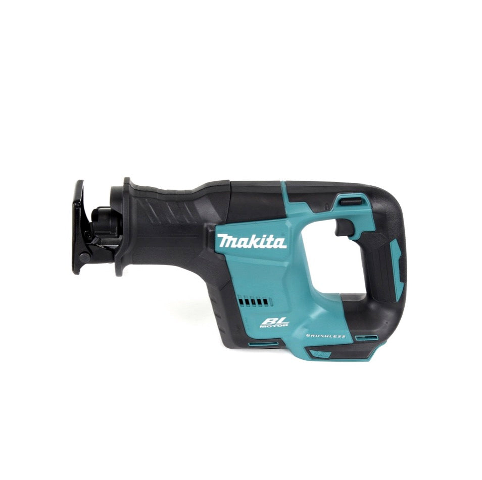 Makita DJR 188 RT1J Akku Reciprosäge 18 V Brushless + 1x Akku 5,0 Ah + Ladegerät + 5x Sägeblatt Metal Wood + Makpac - Toolbrothers