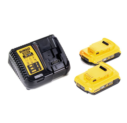 Perceuse-visseuse sans fil DeWalt DCD 777 D2D 18 V 65 Nm + 2x batteries 2,0 Ah + chargeur + D-Box