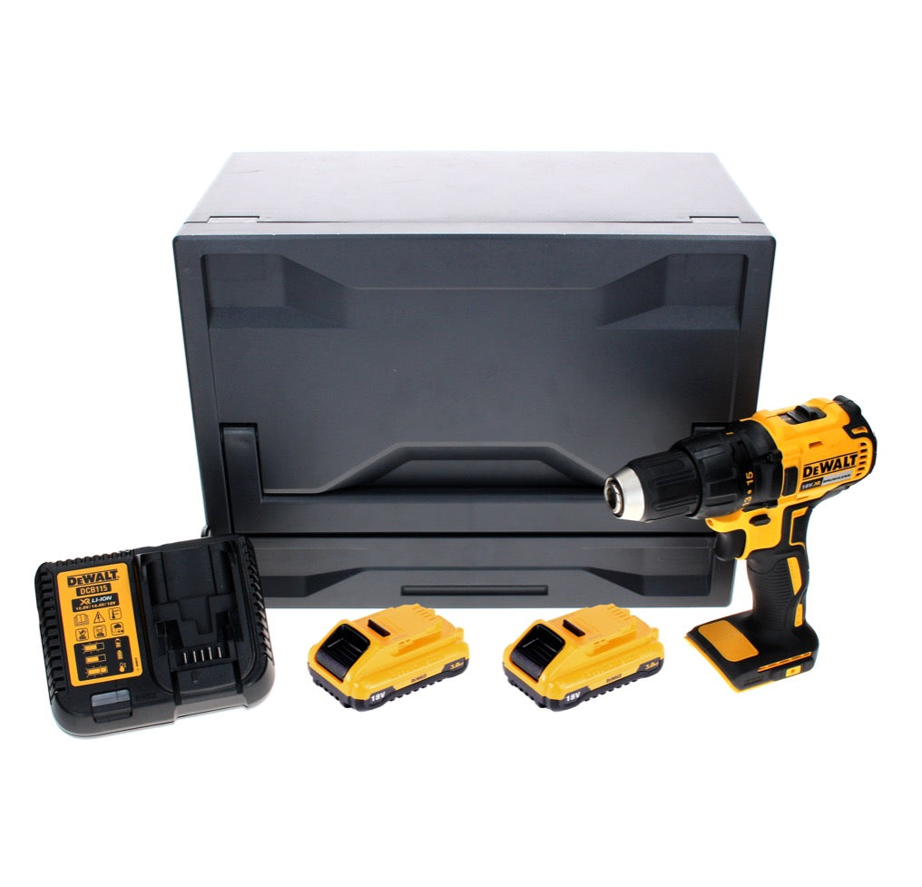 DeWalt DCD 777 L2D Akku Bohrschrauber 18 V 65 Nm + 2x Akku 3,0 Ah + Ladegerät + D-Box