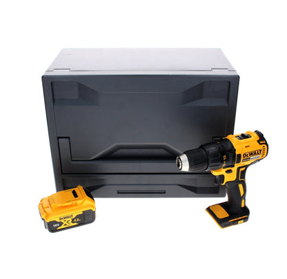 Perceuse-visseuse sans fil DeWalt DCD 777 ND 18 V 65 Nm + 1x batterie 4,0 Ah + D-Box - sans chargeur