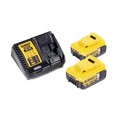 Perceuse-visseuse sans fil DeWalt DCD 777 P2D 18 V 65 Nm + 2x batteries 5,0 Ah + chargeur + D-Box