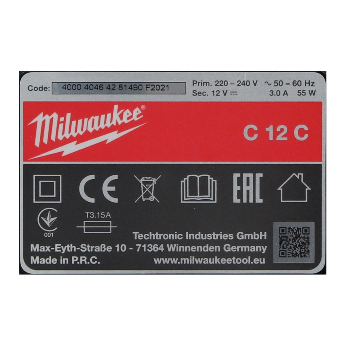 Milwaukee M12 C12 C Ladegerät 12 V Li-Ion ( 4932352000 ) - Toolbrothers