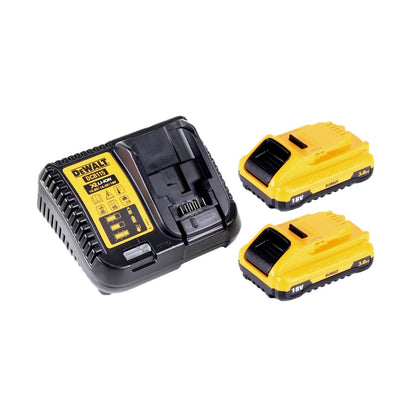 Clé à chocs sans fil DeWalt DCF 885 L2D 18 V 155 Nm 1/4" + 2x batteries 3,0 Ah + chargeur + D-Box