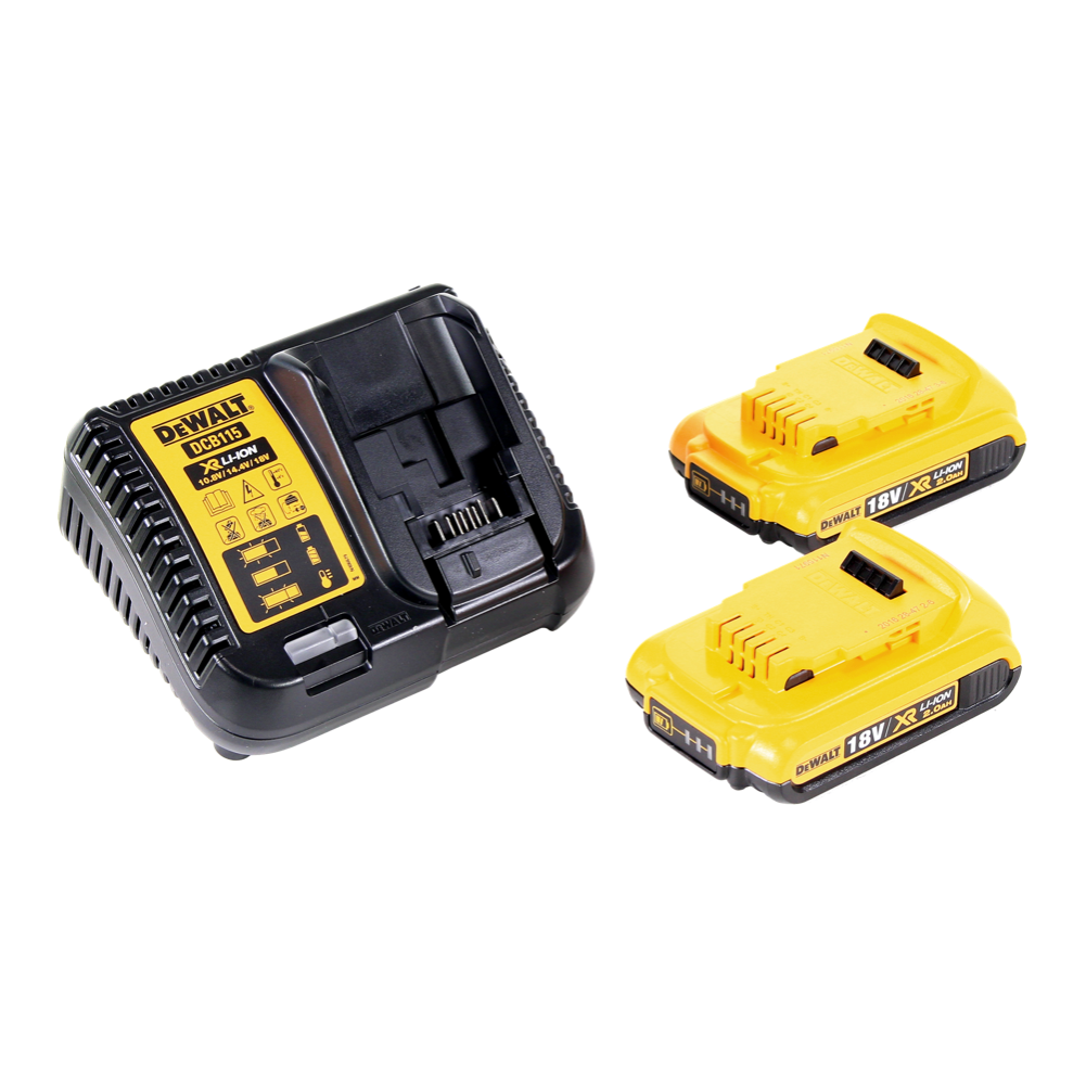 DeWalt DCS 331 D2D Akku Stichsäge 18 V + 2x Akku 2,0 Ah + Ladegerät + D-Box