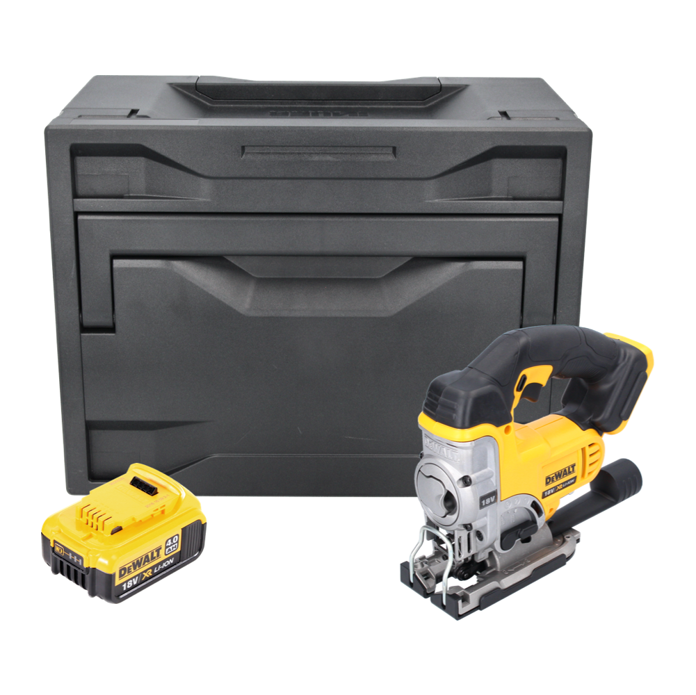 DeWalt DCS 331 ND Akku Stichsäge 18 V + 1x Akku 4,0 Ah + D-Box - ohne Ladegerät