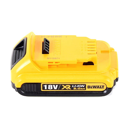 DeWalt DCS 391 ND Akku Handkreissäge 18 V 165 mm + 1x Akku 2,0 Ah + D-Box - ohne Ladegerät