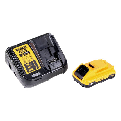 Scie circulaire sur batterie DeWalt DCS 391 L1D 18 V 165 mm + 1x batterie 3,0 Ah + chargeur + D-Box