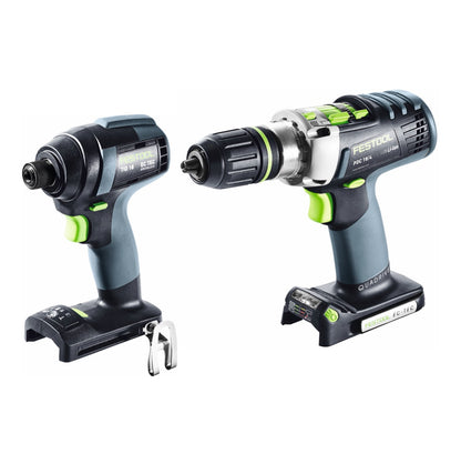 Festool TID 18 5.2/4.0 PDC 18 Visseuse et Perceuse à percussion 18 V brushless (576488) + 1x Batterie 4,0 Ah + 1x Batterie 5,2 Ah + Chargeur + Systainer