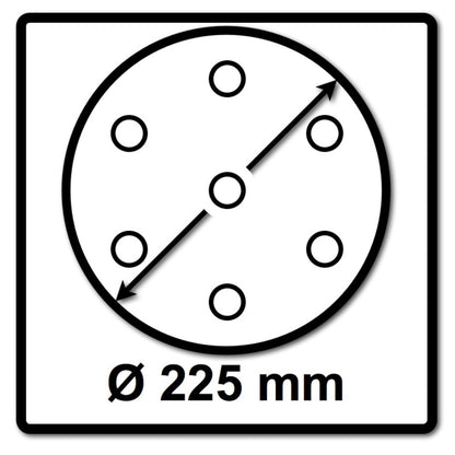 Festool STF D225/128 Schleifscheibe Granat P150 225 mm 25 Stk. ( 205659 ) für Langhalsschleifer PLANEX - Toolbrothers