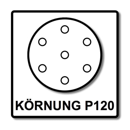 Festool STF D225/128 Schleifscheibe Granat P120 225 mm 25 Stk. ( 205657 ) für Langhalsschleifer PLANEX - Toolbrothers