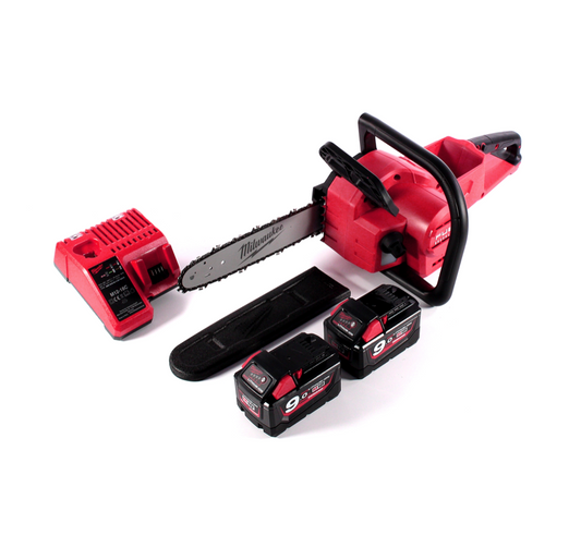 Tronçonneuse à batterie Milwaukee M18 FCHSC-902C 18 V 30 cm sans balais + 2x batteries 9,0 Ah + chargeur