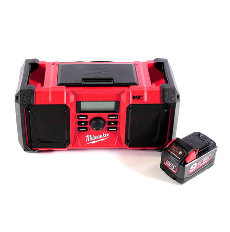 Milwaukee M18 JSR DAB+-901 Radio de chantier sur batterie / secteur 18 V + 1x batterie 9,0 Ah - sans chargeur