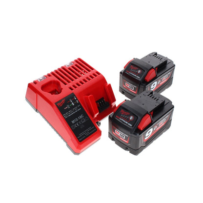 Milwaukee M18 JSR DAB+-902C Akku / Netz Radio Baustellenradio 18 V + 2x Akku 9,0 Ah + Ladegerät