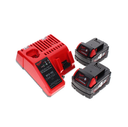 Milwaukee M18 CHT-402C Akku Heckenschere 18 V 610 mm Brushless + 2x Akku 4,0 Ah + Ladegerät