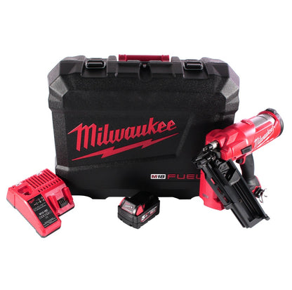 Milwaukee M18 FFN-501C Akku Nagler 18 V 50 - 90 mm Brushless + 1x Akku 5,0 Ah + Ladegerät + Koffer