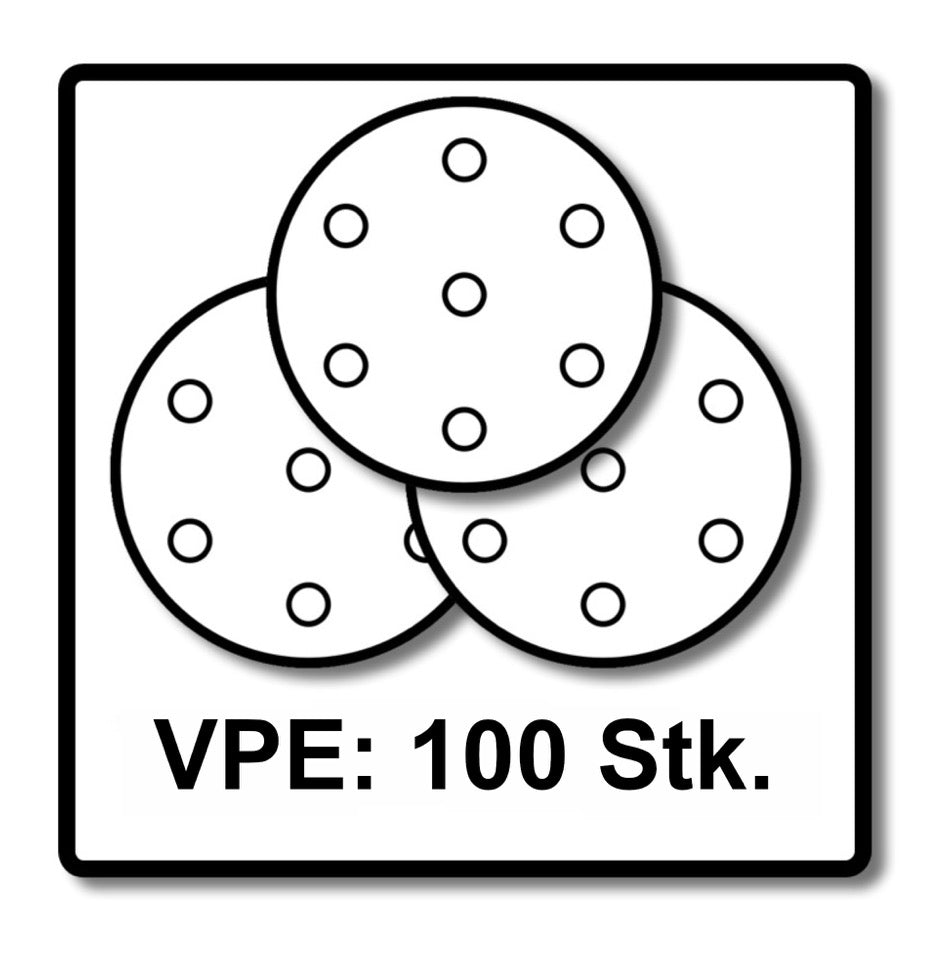 Festool STF D225/128 Schleifscheibe Granat P100 225 mm 100 Stk. ( 4x 205656 ) für Langhalsschleifer PLANEX - Toolbrothers