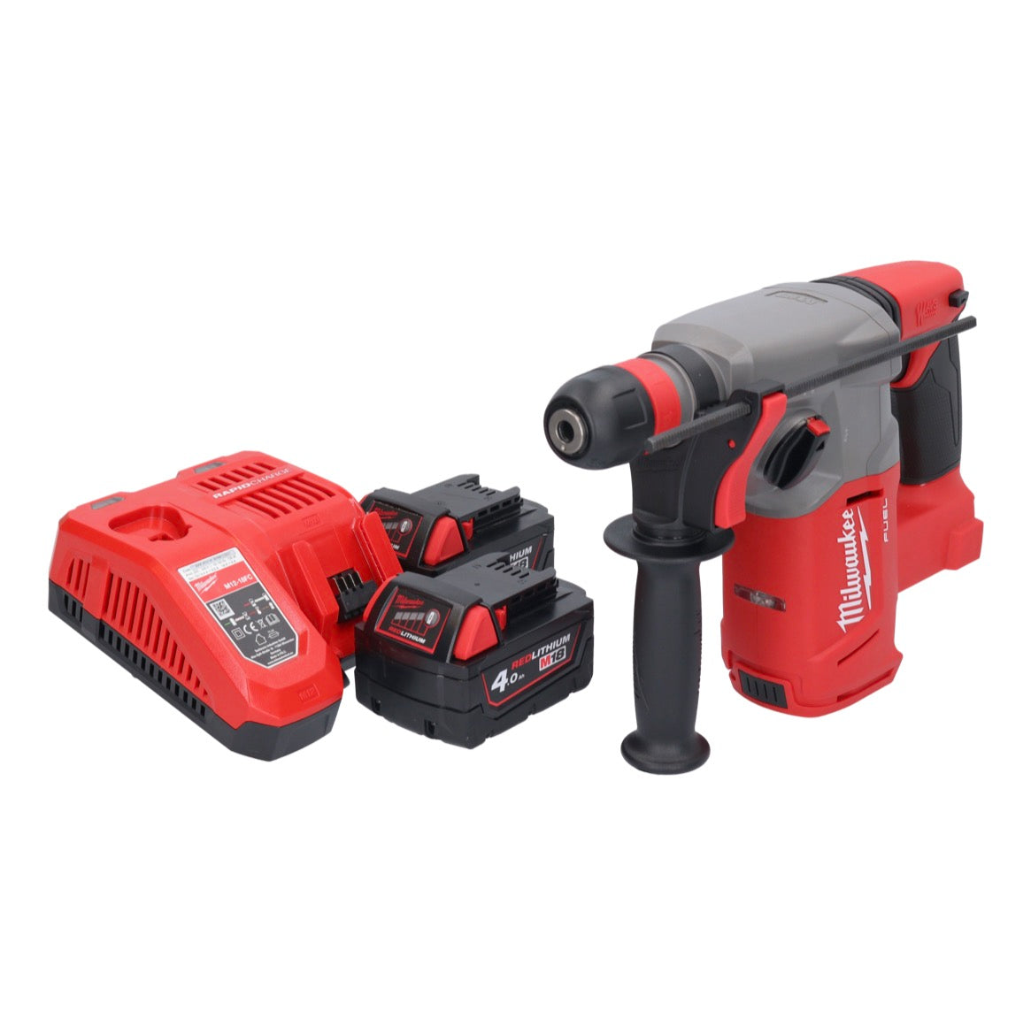 Milwaukee M18 CHX-402 Akku Kombihammer 18 V 2,5 J SDS plus Brushless + 2x Akku 4,0 Ah + Ladegerät