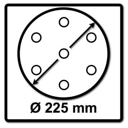 Festool STF D225/128 Schleifscheibe Granat P150 225 mm 100 Stk. ( 4x 205659 ) für Langhalsschleifer PLANEX - Toolbrothers