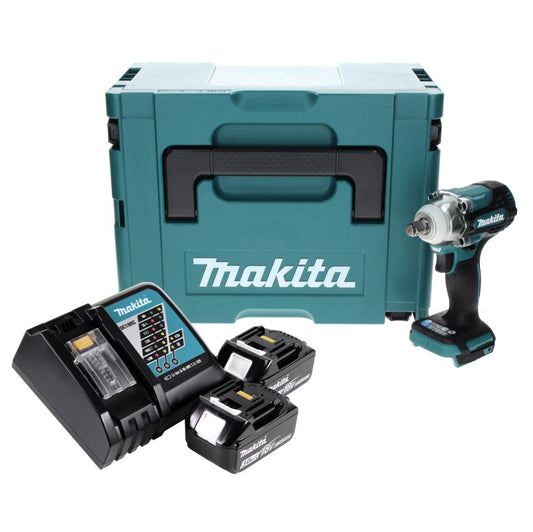 Makita DTW 300 RFJ Visseuse à chocs sans fil 18 V 330 Nm 1/2" Brushless + 2x Batteries 3,0 Ah + Chargeur + Makpac