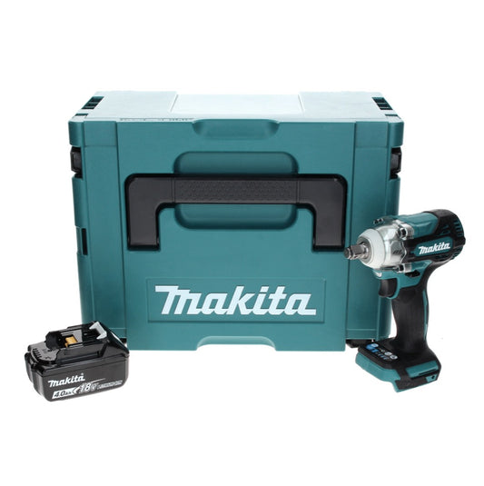 Makita DTW 300 M1J Akku Schlagschrauber 18 V 330 Nm 1/2" Brushless + 1x Akku 4,0 Ah + Makpac - ohne Ladegerät