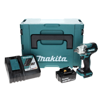 Makita DTW 300 RM1J Visseuse à chocs sans fil 18 V 330 Nm 1/2" + 1x Batterie 4,0 Ah + Chageur + Coffret Makpac