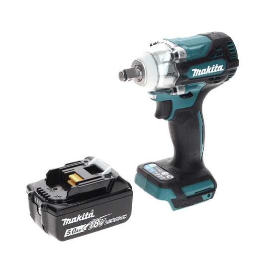 Makita DTW 300 T1 Visseuse à chocs sans fil 18 V 330 Nm 1/2" brushless + 1x Batterie 5,0 Ah - sans chargeur