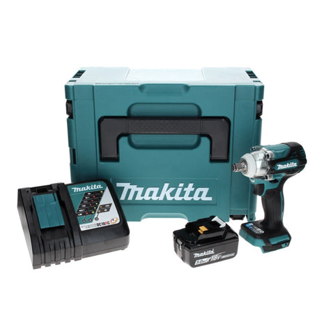 Makita DTW 300 RT1J Akku Schlagschrauber 18 V 330 Nm 1/2" Brushless + 1x Akku 5,0 Ah + Ladegerät + Makpac