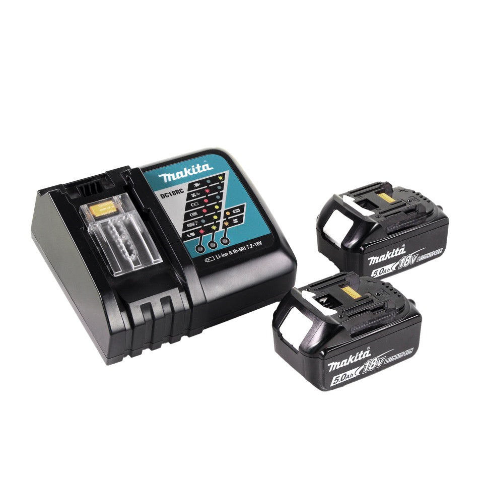 Makita DTW300RTJ Visseuse à percussion sans fil, sans balai, 1/2", 18V, 330 Nm + 2x Batteries 5,0 Ah + 1x Chargeur + 1x Makpac