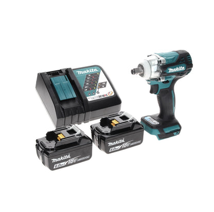 Makita DTW 300 RG Akku Schlagschrauber 18 V 330 Nm 1/2" Brushless + 2x Akku 6,0 Ah + Ladegerät