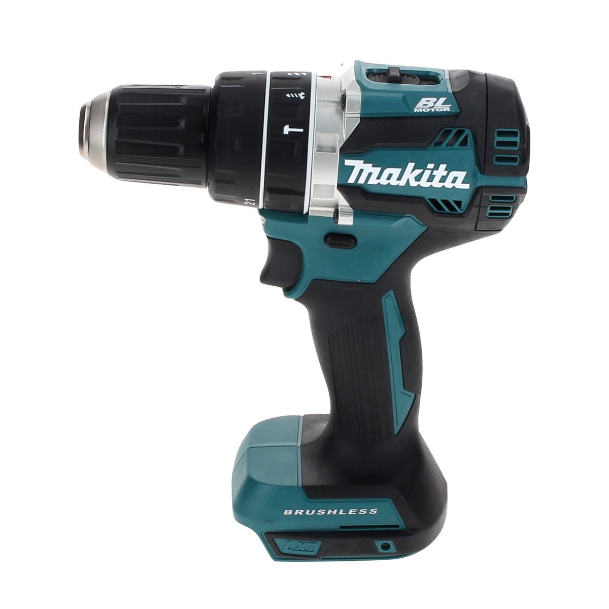 Makita DHP 484 M1TX Perceuse visseuse sans fil 18 V 54 Nm Brushless + 1x Batterie 4,0 Ah + Coffret aluminium TX + Jeu d’embouts et de forets, 70 pcs. - sans chargeur