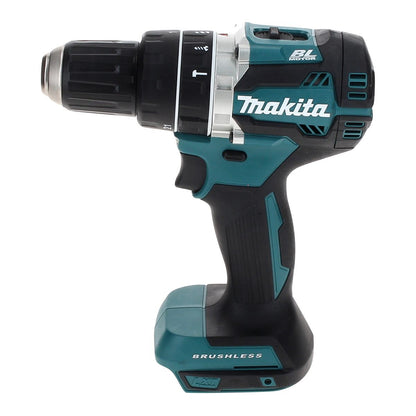 Makita DHP 484 ST1TX Perceuse à percussion sans fil 18 V 54 Nm Brushless + 1x Batterie 5,0 Ah + Chargeur + Coffret aluminium TX + Jeu d’embouts et de forets, 70 pcs.