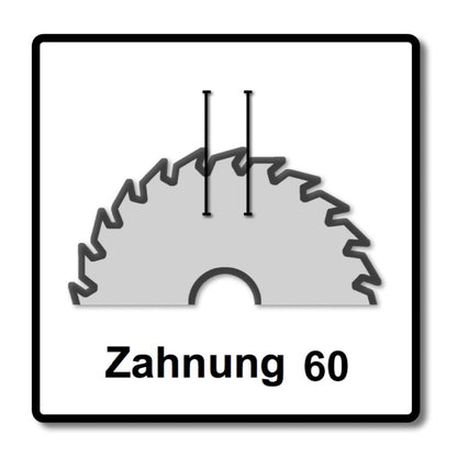 Makita CMSXF26080G SPECIALIZED EFFICUT Sägeblatt 260 x 30 x 1,65 mm ( B-67284 ) 60 Zähne für Holz