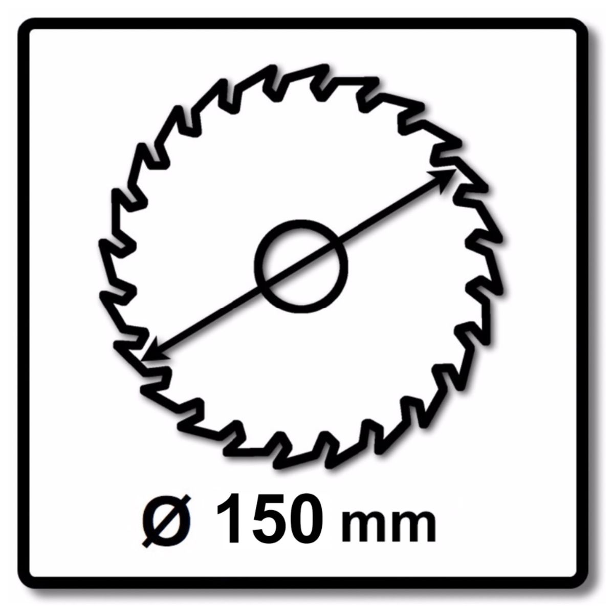 Makita MCCS15033E SPECIALIZED EFFICUT Sägeblatt 150 x 20 x 1,1 mm ( B-69325 ) 33 Zähne für Metall