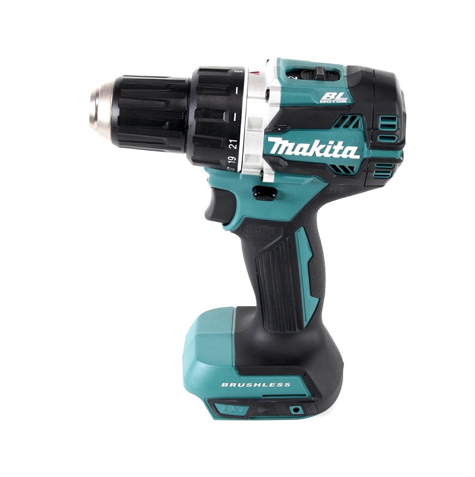 Makita DDF 484 SF1TX perceuse-visseuse sans fil 18 V 54 Nm sans balais + 1 batterie 3,0 Ah + chargeur + jeu de 70 forets + coffret en aluminium TX