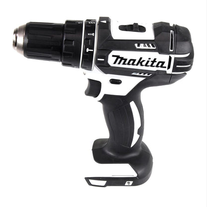 Makita DHP 482 F1TX W perceuse à percussion sans fil 18 V 62 Nm blanc + 1x batterie 3,0 Ah + jeu de 70 forets + coffret en aluminium TX - sans chargeur